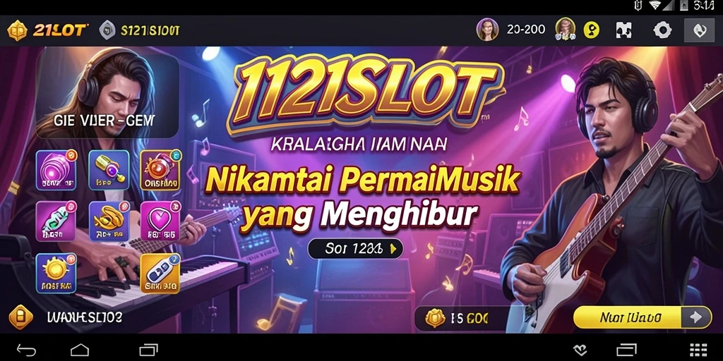 Tampilan gameplay 1121SLOT yang penuh warna dan interaktif.