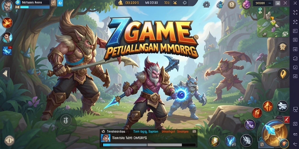 Gameplay seru dalam dunia fantasi 7GAME yang penuh petualangan.
