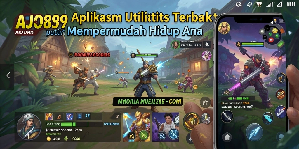 Tampilan utama AJO89 yang menampilkan fitur Utilitas yang lengkap.