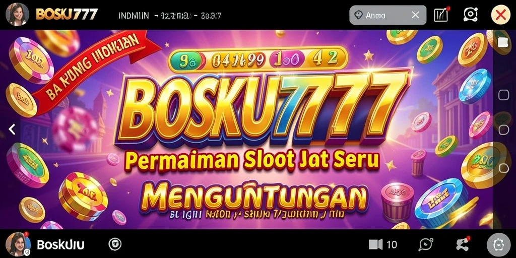 Tampilan gameplay BOSKU777 yang menarik dan seru.