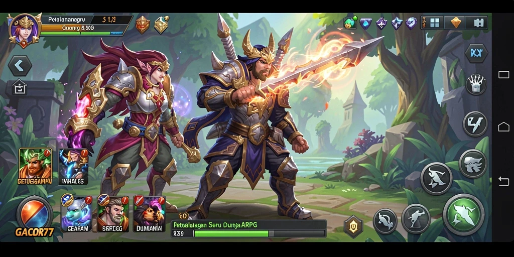 Tampilan gameplay GACOR77 yang mendebarkan dan penuh aksi.