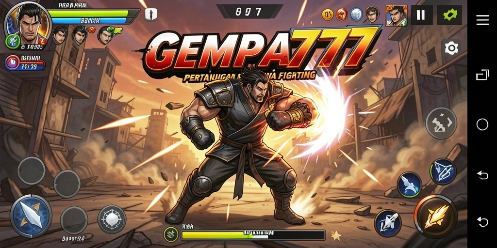 Gameplay seru dengan karakter bertarung di GEMPA777.