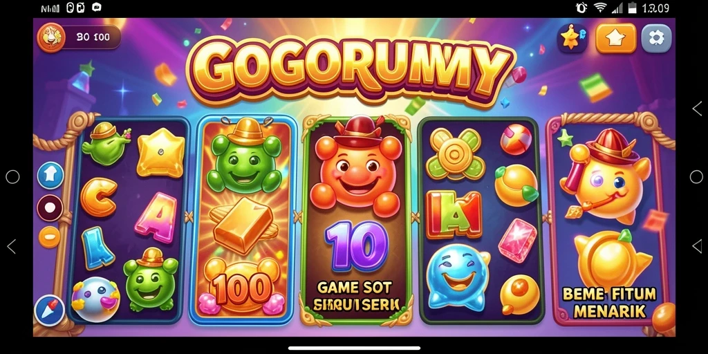 Tampilan gameplay slot yang penuh warna dan mengasyikkan.
