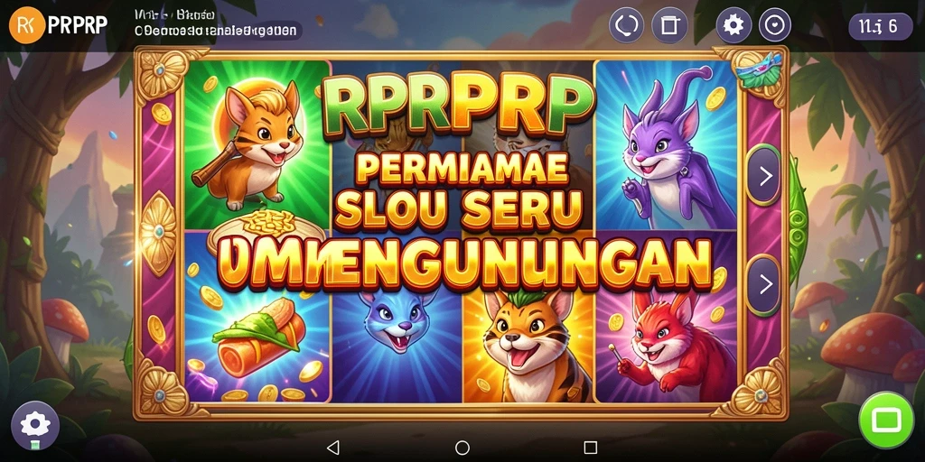 Tampilan seru permainan slot RPRPRP dengan grafis menarik.
