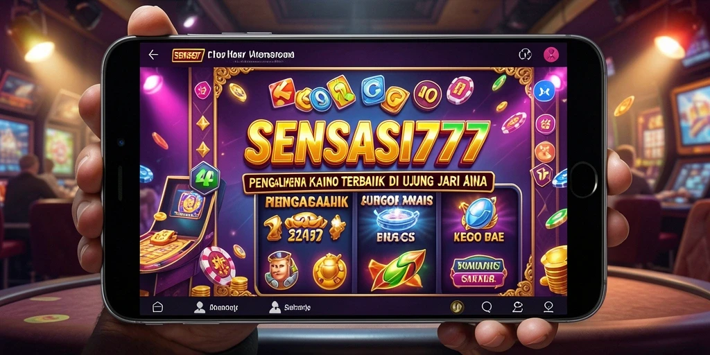 Screenshot gameplay SENSASI777 menampilkan aksi mendebarkan di kasino.