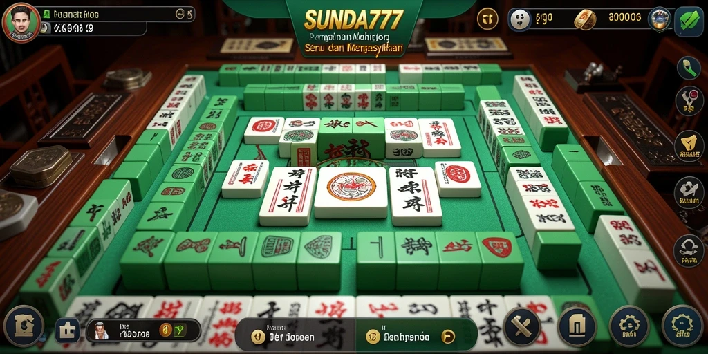 Tampilan screenshot utama SUNDA777 yang menampilkan gameplay Mahjong yang seru.