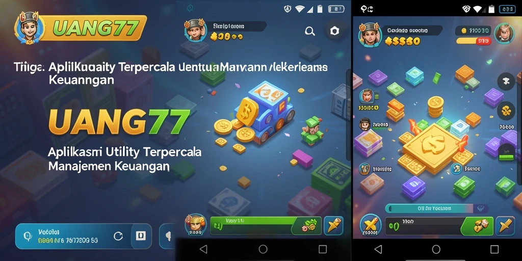 Tampilan antarmuka UANG77 menampilkan dashboard keuangan yang intuitif.
