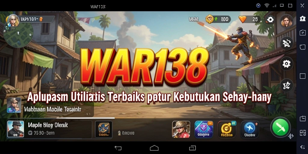 Tampilan antarmuka utama WAR138 yang intuitif dan menarik.